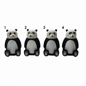 GARRAFA 3D MODELO URSO PANDA EM PLÁSTICO E VIDRO 300ML REF: HG83605 GARRAFA 3D MODELO URSO PANDA EM PLÁSTICO E VIDRO 300ML REF: HG83605