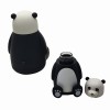 GARRAFA 3D MODELO URSO PANDA EM PLÁSTICO E VIDRO 300ML REF: HG83605