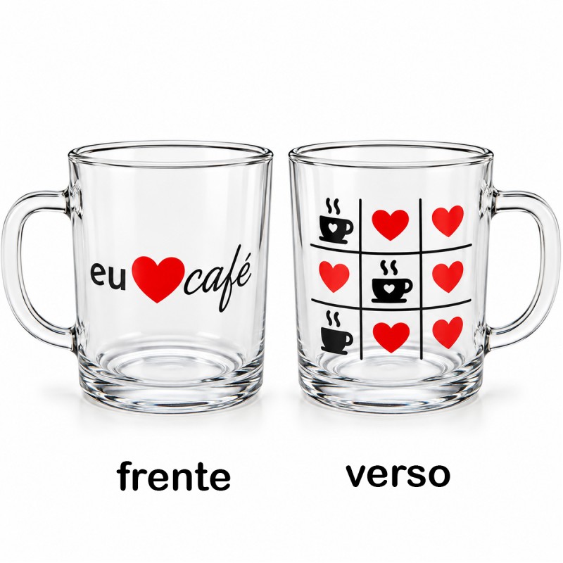 CANECA DE VIDRO 230ML REF: 7386