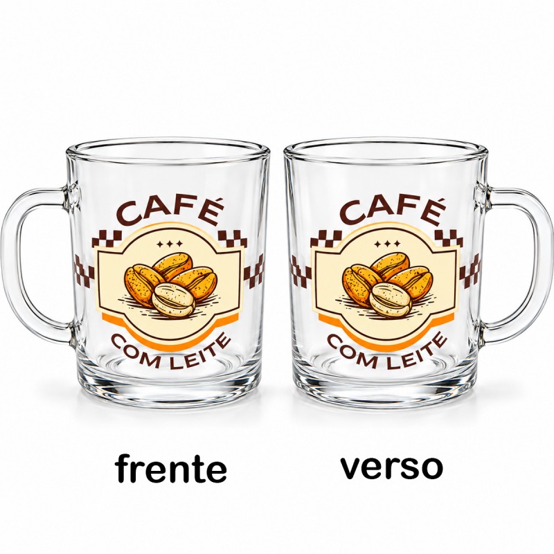 CANECA DE VIDRO 230ML REF: 7386