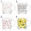CANECA DE VIDRO ESTAMPADA 230ML REF: 7387 CANECA DE VIDRO ESTAMPADA 230ML REF: 7387