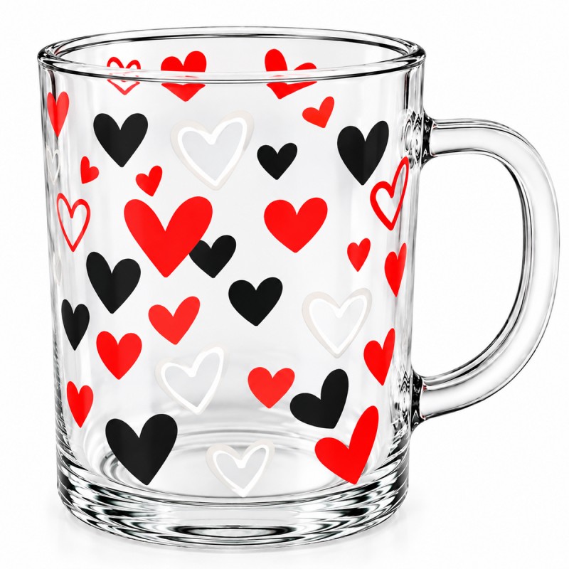 CANECA DE VIDRO 230ML REF: 7388