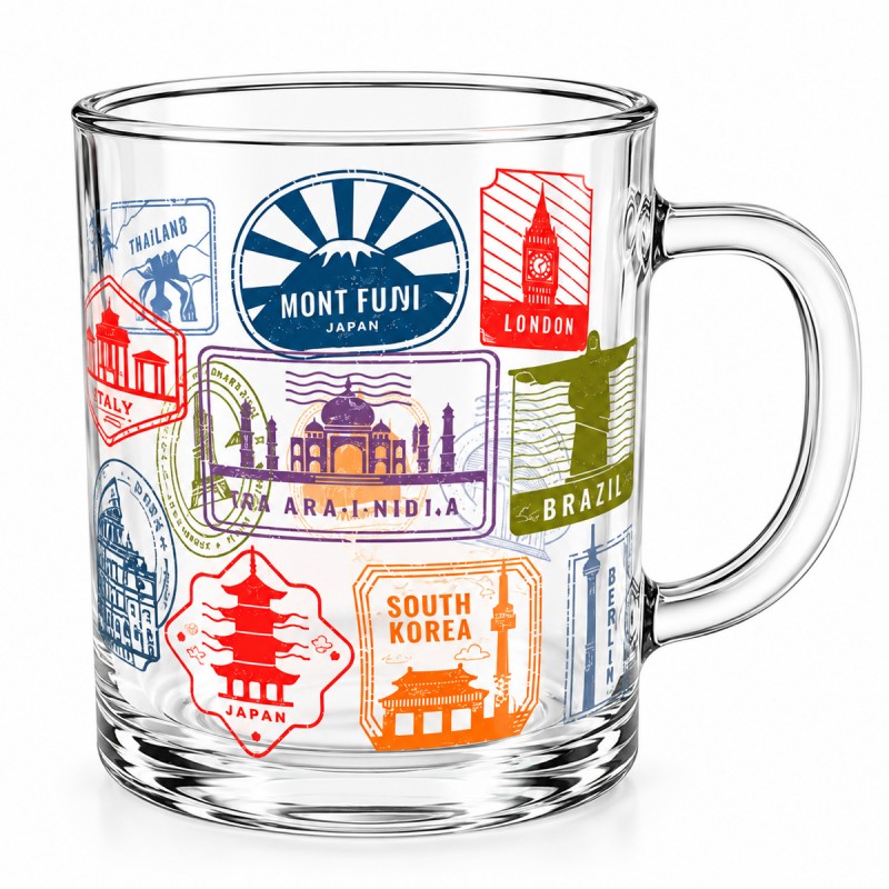CANECA DE VIDRO 230ML REF: 7388