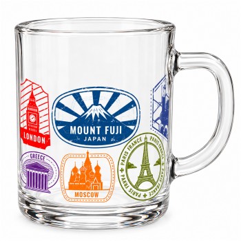 CANECA DE VIDRO 230ML REF: 7388