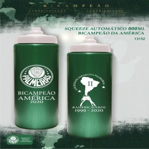 GARRAFA SQUEEZE MODELO PALMEIRAS EM PLÁSTICO 800ML REF: 013152 GARRAFA SQUEEZE MODELO PALMEIRAS EM PLÁSTICO 800ML REF: 013152
