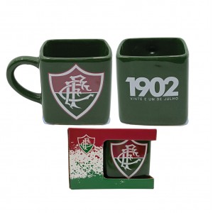 CANECA QUADRADA FLUMINENSE 330ML  REF: 005158