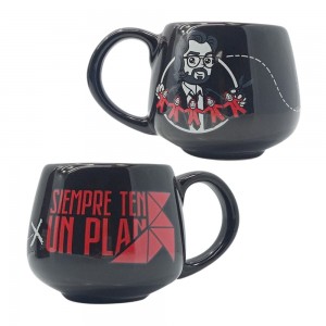 CANECA LA CASA DE PAPEL EM CERÂMICA 400ML REF: 19400 CANECA LA CASA DE PAPEL EM CERÂMICA 400ML REF: 19400