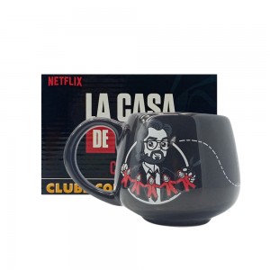 CANECA LA CASA DE PAPEL EM CERÂMICA 400ML REF: 19400