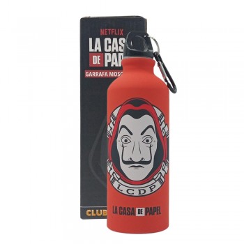 GARRAFA MOSQUESTÃO LA CASA DE PAPEL 500ML  REF: 19510