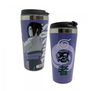 COPO DE VIAGEM MODELO SASUKE EM INOX 450ML  REF: 21648 COPO DE VIAGEM MODELO SASUKE EM INOX 450ML  REF: 21648