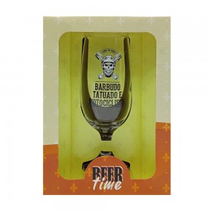 TAÇA PARA CERVEJA MODELO BARBUDO TATUADO  REF: 8552 TAÇA PARA CERVEJA MODELO BARBUDO TATUADO  REF: 8552