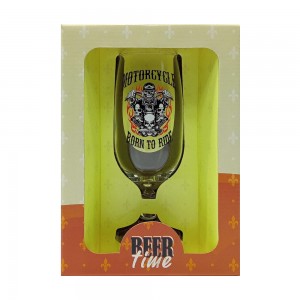 TAÇA PARA CERVEJA MODELO BORN TO RIDE MOTORCYCLE  REF: 8553 TAÇA PARA CERVEJA MODELO BORN TO RIDE MOTORCYCLE  REF: 8553