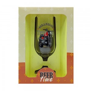 TAÇA PARA CERVEJA MODELO MOTO TRIUMPH 300ML  REF: 8599 TAÇA PARA CERVEJA MODELO MOTO TRIUMPH 300ML  REF: 8599