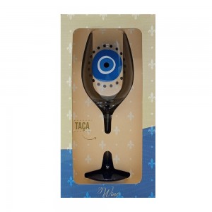 TAÇA DE VINHO OLHO GREGO 385ML  REF: 8804 TAÇA DE VINHO OLHO GREGO 385ML  REF: 8804
