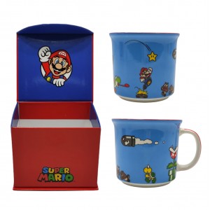 CANECA EM CERÂMICA MODELO MARIO WORLD 350ML REF: 10025101 CANECA EM CERÂMICA MODELO MARIO WORLD 350ML REF: 10025101