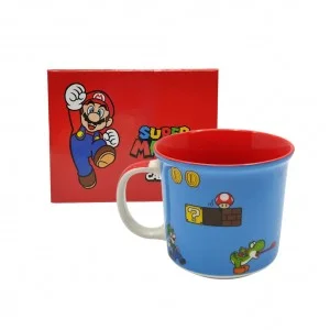 Caneca Mini Tina Lucky Block Super Mario em Cerâmica 100ml em