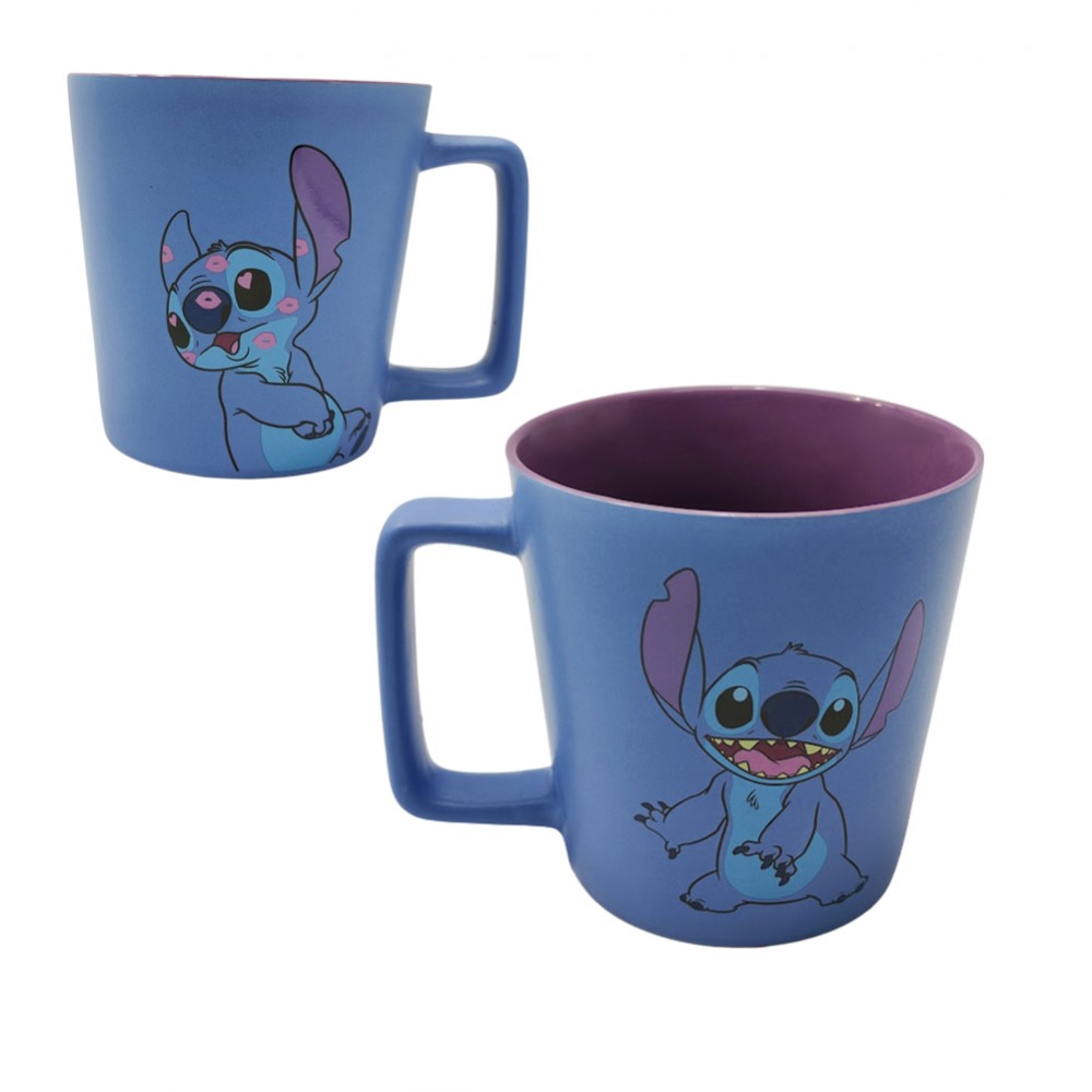 CANECA BUCK MODELO STITCH EM CERÂMICA 400ML  REF: 10025114