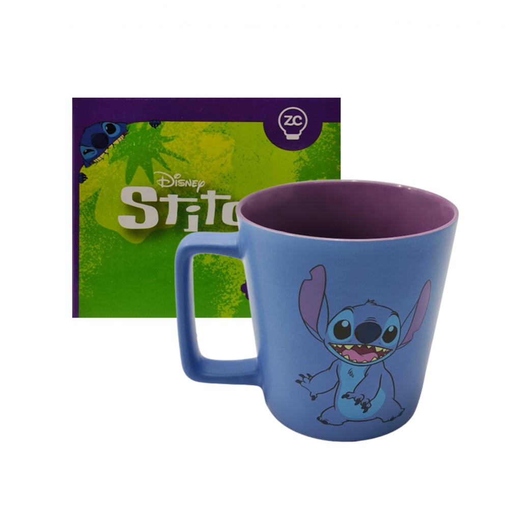 CANECA BUCK MODELO STITCH EM CERÂMICA 400ML  REF: 10025114