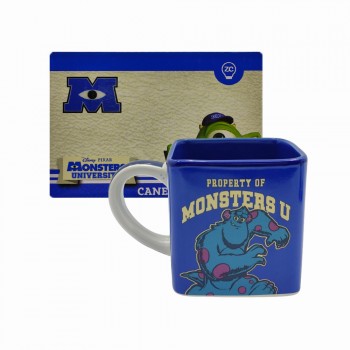 CANECA CUBO UNIVERSITY CÊRAMICA 300ML REF: 10025126