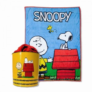 KIT BALDE COM MANTA MODELO SNOOPY  REF: 10140871 KIT BALDE COM MANTA MODELO SNOOPY  REF: 10140871