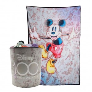 KIT BALDE COM MANTA MODELO DISNEY 100 ANOS MICKEY  REF: 10140876 KIT BALDE COM MANTA MODELO DISNEY 100 ANOS MICKEY  REF: 10140876