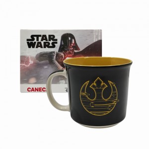 CANECA TOM MODELO STAR WARS EM CERÂMICA 350ML REF: 10025160 CANECA TOM MODELO STAR WARS EM CERÂMICA 350ML REF: 10025160