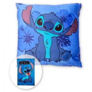 KIT ALMOFADA + MANTA MODELO STITCH EM POLIÉSTER REF: 10140899