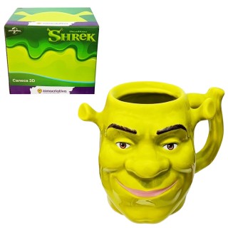 CANECA FORMATO 3D MODELO SHREK REF: 10027104