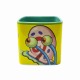 CANECA CUBO MODELO BOB ESPONJA EM CERÂMICA 300ML REF: 10025186