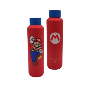 GARRAFA ACQUA MODELO SUPER MARIO EM INOX 600ML  REF: 10072572 GARRAFA ACQUA MODELO SUPER MARIO EM INOX 600ML  REF: 10072572