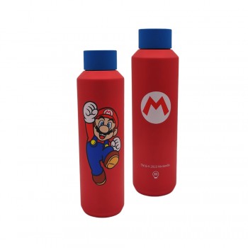GARRAFA ACQUA MODELO SUPER MARIO EM INOX 600ML  REF: 10072572