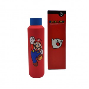 GARRAFA ACQUA MODELO SUPER MARIO EM INOX 600ML  REF: 10072572 GARRAFA ACQUA MODELO SUPER MARIO EM INOX 600ML  REF: 10072572