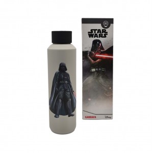 GARRAFA MODELO DARTH VADER EM INOX 600ML  REF: 10072573 GARRAFA MODELO DARTH VADER EM INOX 600ML  REF: 10072573