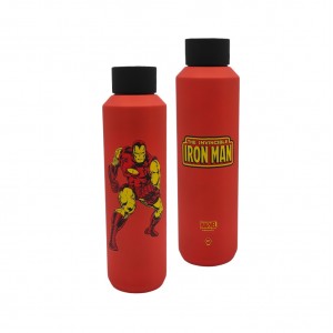 GARRAFA MODELO HOMEM DE FERRO EM INOX 600ML  REF: 10072577 GARRAFA MODELO HOMEM DE FERRO EM INOX 600ML  REF: 10072577