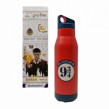 GARRAFA SPACE MODELO HOGWARTS EXPRESS EM INOX 600ML REF: 10072651