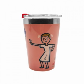 COPO DE VIAGEM MODELO STRANGER THINGS EM INOX 300ML REF: 10025299