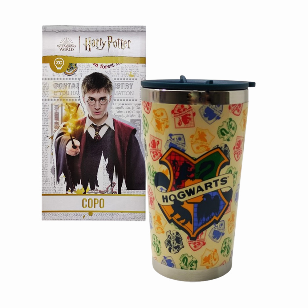 COPO SPACE DE VIAGEM MODELO HARRY POTTER EM INOX 350ML REF: 10025304