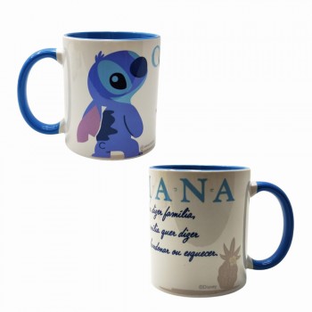 CANECA POP MODELO STITCH OHANA EM CERÂMICA 350ML REF: 10025357 CANECA POP MODELO STITCH OHANA EM CERÂMICA 350ML REF: 10025357