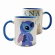 CANECA POP MODELO STITCH OHANA EM CERÂMICA 350ML REF: 10025357