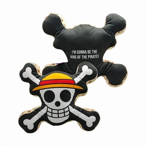 ALMOFADA FORMATO LUFFY SKULL EM FIBRA DE POLIÉSTER REF: 10065120 ALMOFADA FORMATO LUFFY SKULL EM FIBRA DE POLIÉSTER REF: 10065120
