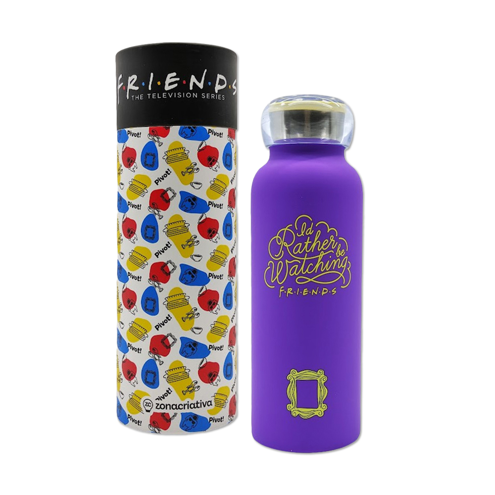 GARRAFA BUBBLE MODELO FRIENDS 500ML EM INOX REF: 10072739