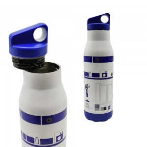 GARRAFA SPACE MODELO STAR WARS EM INOX 600ML REF: 10072750 GARRAFA SPACE MODELO STAR WARS EM INOX 600ML REF: 10072750