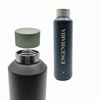 GARRAFA ACQUA PROFISSÕES ENGENHARIA 600ML EM INOX REF: 10072768