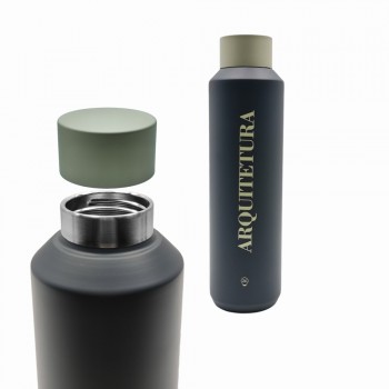 GARRAFA ACQUA PROFISSÕES ARQUITETURA 600ML EM INOX REF: 10072771
