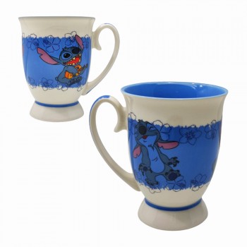 CANECA ROYAL MODELO STITCH EM CERÂMICA 300ML REF: 10025427
