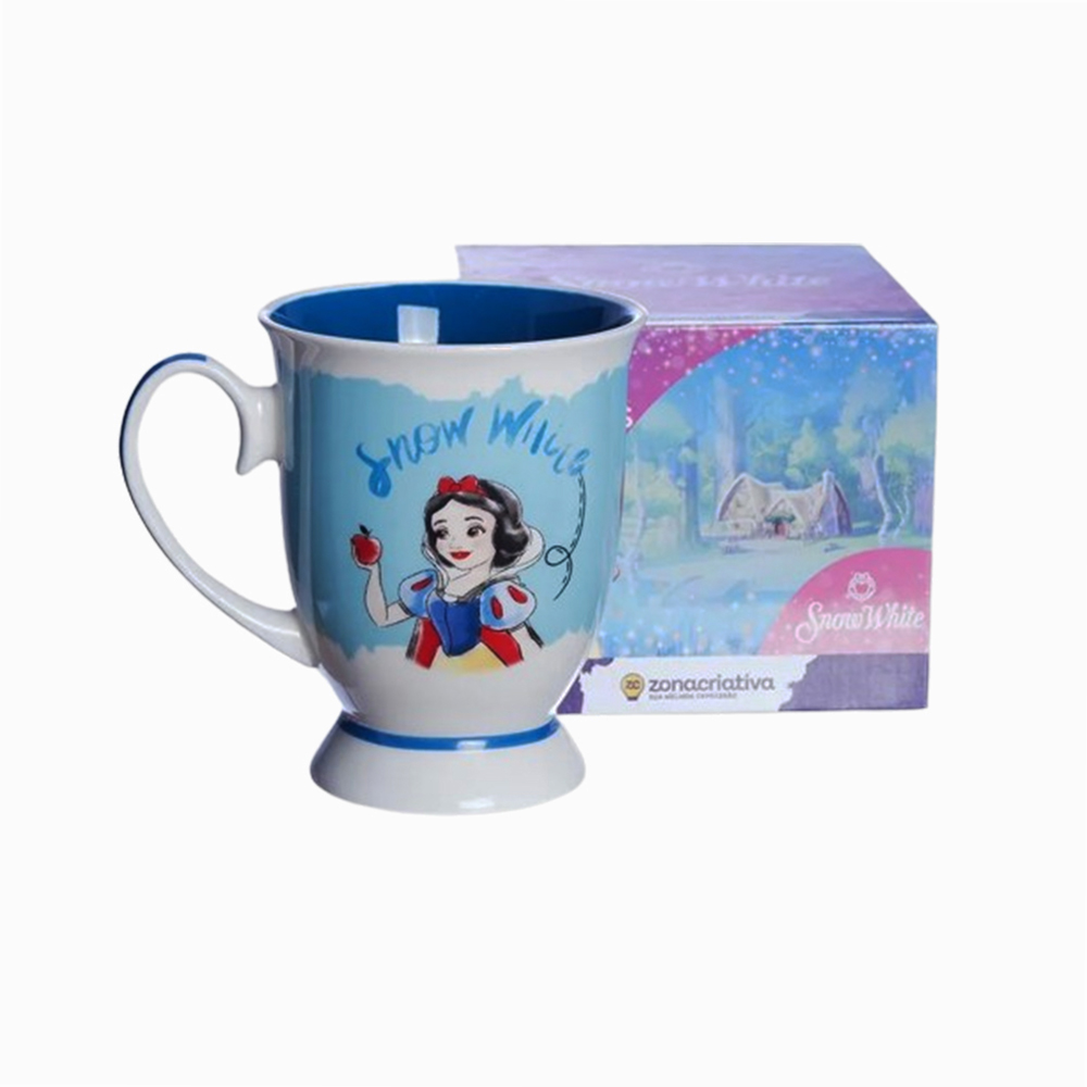 CANECA ROYAL MODELO PRINCESA BRANCA DE NEVE EM CERÂMICA 300ML REF: 10025431