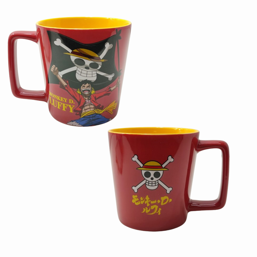 CANECA BUCK MODELO LUFFY EM CERÂMICA 400ML REF: 10025475