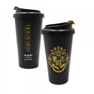 COPO VIAGEM MODELO HOGWARTS COM TAMPA EM PLÁSTICO 500ML REF: 10025589 COPO VIAGEM MODELO HOGWARTS COM TAMPA EM PLÁSTICO 500ML REF: 10025589