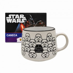 CANECA MOMA MODELO STAR WARS EM CERÂMICA 500ML REF: 10025602