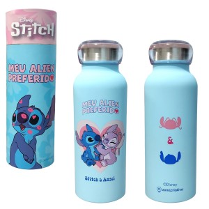 GARRAFA BUBBLE 500ML STITCH NAMORADOS REF: 10072927